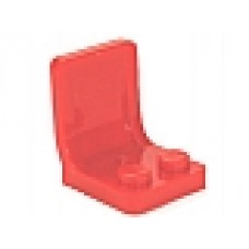 Part 4079b Red Minifig, Utensil Seat 2 x 2 with Center Sprue Mark